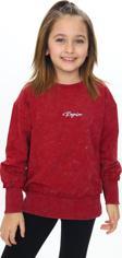 Toontoy Kız Çocuk Yıkamalı Nakışlı Sweatshirt