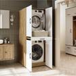 Roomart Banyo Dolabı Kapaklı Çamaşır Ve Kurutma Makinesi Dolabı 70X185 Cm