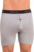 BERRAK 1059 Likralı Düğmeli Erkek Boxer 3'Lü 