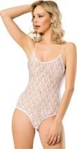Namaldi Kadın İp Askılı Elastan Dantelli Body - 258