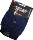 Sedef Yıldızı Erkek Düğmeli Penye Boxer 1094 - 6 Adet