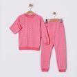 Cim&Cim Çiçekli Çocuk Pijama Takımı 3-7 Yaş Pembe 3-4 Yaş