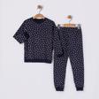 Cim&Cim Kalp Desenli Çocuk Pijama Takım Lacivert 5-6 Yaş