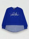 Kız Çocuk Gömlek Detaylı Sweatshirt