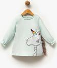 Overdo Kız Çocuk Unicorn Desenli Elbise
