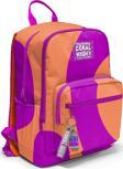 Coral High Koyu Pembe Turuncu Desenli Okul Sırt Çantası 23684