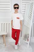 Mickey Taş Devri Baskılı T-Shirt-Eşofman Çocuk Takım