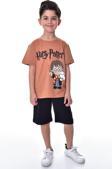 Harry Potter Baskılı 2'li Şort - T-Shirt Çocuk Takım
