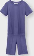 Basic Lacivert T-Shirt Şort Çocuk Alt-Üst Takım 3-8 Yaş