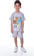 Snoopy Baskılı 2'li Şort - T-shirt Çocuk Takım
