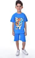 SNOOPY Baskılı 2'li Şort - T-Shirt Çocuk Takım