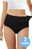 Tezzgelsin Kadın Dikişsiz Karın Toparlayıcı Slip Külot Korse 3'Lü Set