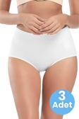 Tezzgelsin Kadın Dikişsiz Karın Toparlayıcı Slip Külot Korse 3'Lü Set