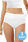 Tezzgelsin Kadın Dikişsiz Karın Toparlayıcı Slip Külot Korse 3'Lü Set