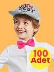 Erkek Çocuk Saten Papyon 100 Adet