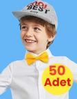Erkek Çocuk Saten Papyon 50 Adet