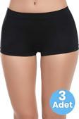 Tezzgelsin Kadın Dikişsiz Boxer 3'Lü Set