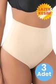 Tezzgelsin Kadın Lazer Kesim İnceltici Ve Toparlayıcı String Korse 3'Lü Set