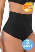 Tezzgelsin Kadın Lazer Kesim İnceltici Ve Toparlayıcı String Korse 3'Lü Set