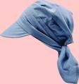 Kadın Safari Bağlamalı Siperli Bandana Plaj Şapkası