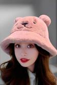 Kadın Sevimli Ayı Kulak Peluş Bucket Şapka