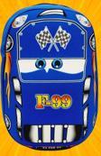 F-99 Cars Yarış Arabası Anaokulu Kreş 3D Renkli Eva Baskılı 2-6 Yaş Sırt Çantası Ve Okul Çantası
