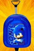 Kirpi Sonic 3D Baskılı Çekçekli Anaokulu Kreş 2-6 Yaş Sırt Çantası Ve Okul Çantası