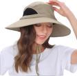 Unisex Yazlık Geniş Kenarlı Maxi Boy Fileli Katlanabilir Safari Outdoor Plaj Şapkası