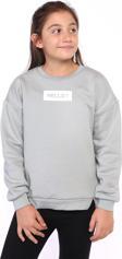 Toontoy Kız Çocuk Hello Baskılı Sweatshirt
