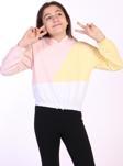 Toontoy Kız Çocuk Garnili Kapüşonlu Sweatshirt