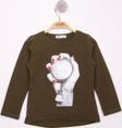 Toontoy Kız Çocuk El Baskılı T-Shirt
