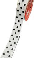 Öz-El Mini Makara Puantiye Baskılı Grogren Kurdele 2,5 Cm 5 Mt 140 064