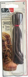Öz-El Kahverengi 5 Mm 75 Cm Yuvarlak Ayakkabı Bağı, Bir Çift Ayakkabı Bağcığı, Bot Bağcığı 990 098