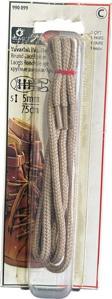 Öz-El Kremrengi 5 Mm 75 Cm Yuvarlak Ayakkabı Bağı, Bir Çift Ayakkabı Bağcığı, Bot Bağcığı 990 099