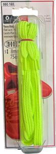 Öz-El Yeşil Fosfor Renkli 8 Mm 110 Cm Yuvarlak Ayakkabı Bağı, Bir Çift Ayakkabı Bağcığı,  990 186
