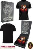 Galatasaray Orijinal Lisanslı We Are Gala T-Shirt Hediyelik Ahşap Kutulu