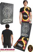 Galatasaray Orijinal Lisanslı Büyük Logolu T-Shirt Hediyelik Ahşap Kutulu