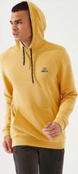 Hardal Kanguru Cep Standart Kalıp Kapüşonlu Erkek Sweatshirt - 87872