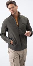 Haki Fermuarlı Dik Yaka Su ve Rüzgar Geçirmez Softshell Erkek Mont - 88050