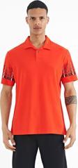 Fiesta Kol Baskı Detaylı Polo Yaka Standart Form Erkek T-shirt - 88240