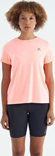 Yavruagzı Sırt Yırtmaç Detaylı O Yaka Kısa Kollu Standart Kalıp Kadın T-Shirt - 97267