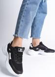 Eformoda Siyah Beyaz Kadın Sneaker 0152 36