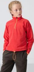 Fiesta  Kalın Yumuşak Dokulu Standart Fit Nakışlı Polar Kız Çocuk Sweatshirt - 75151