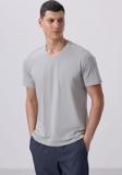 Taş Basic Kısa Kol Standart Kalıp V Yaka Erkek T-Shirt - 87912
