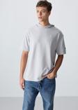 Taş Pamuklu Kalın Yumuşak Dokulu Oversize Fit Basic Erkek T-Shirt - 88352