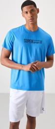 Saks Polyester Nefes Alan Dokulu İnce Esnek Standart Fit Erkek Performans T-Shirt - 88385