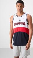 Lacivert Polyester Nefes Alan Dokulu İnce Esnek Standart Fit Erkek Basketbol Atlet - 88395