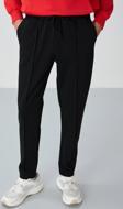 Davin  Kırçıllı Siyah Jogger Erkek Eşofman Alt - 82114
