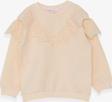 Breeze Kız Çocuk Sweatshirt Güpürlü 4-8 Yaş, Krem