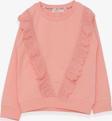 Breeze Kız Çocuk Sweatshirt Güpürlü 4-9 Yaş, Somon